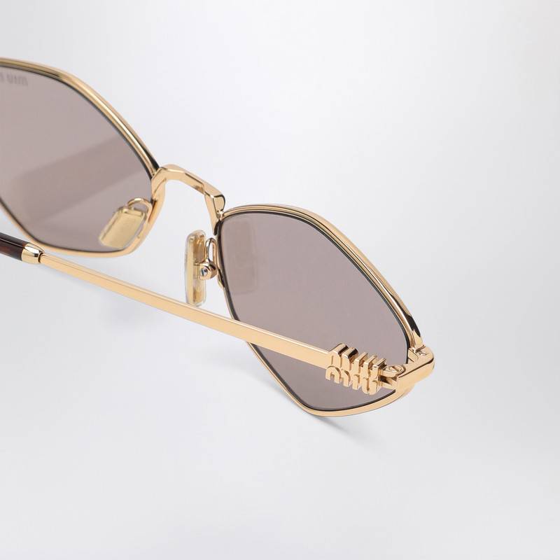 MIU MIU Miu Regard gold/light purple sunglasses 0MU56ZSMETP_MIU-5AK20I56