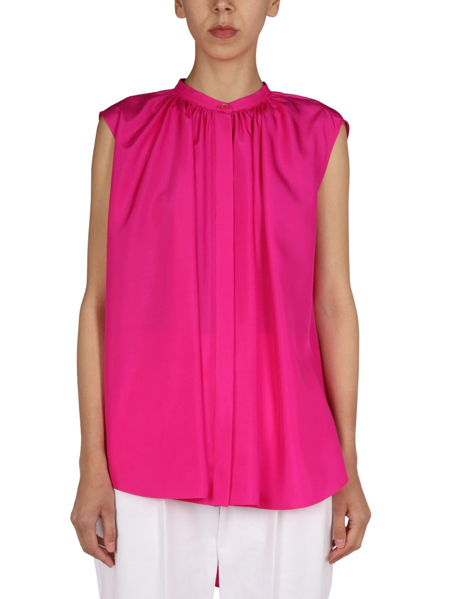 Alexander McQUEEN SILK BLOUSE 696462QBAB25084