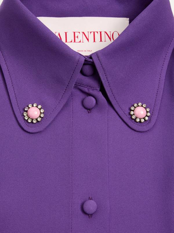 Valentino Garavani Shirts Purple 6B3AB7A51MHR1B