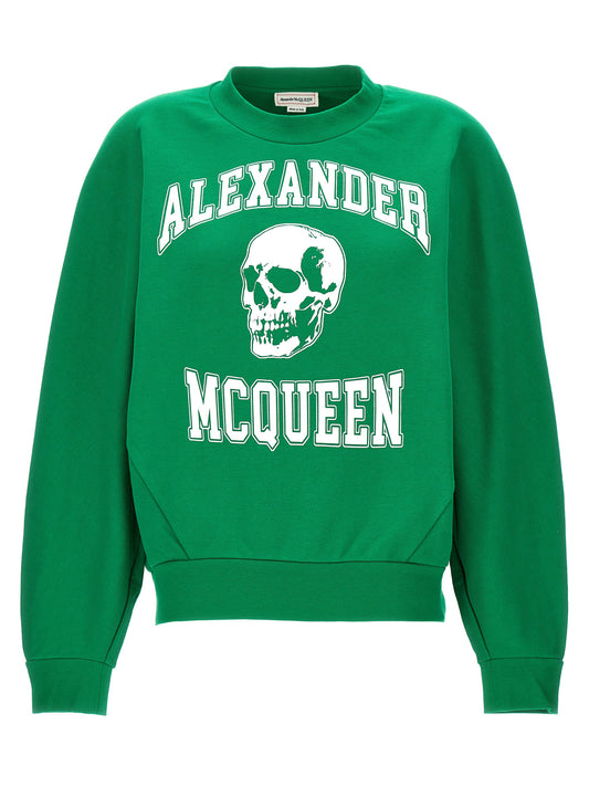 Alexander McQUEEN 'VARSITY SKULL' SWEATSHIRT 752345QZAJ50305