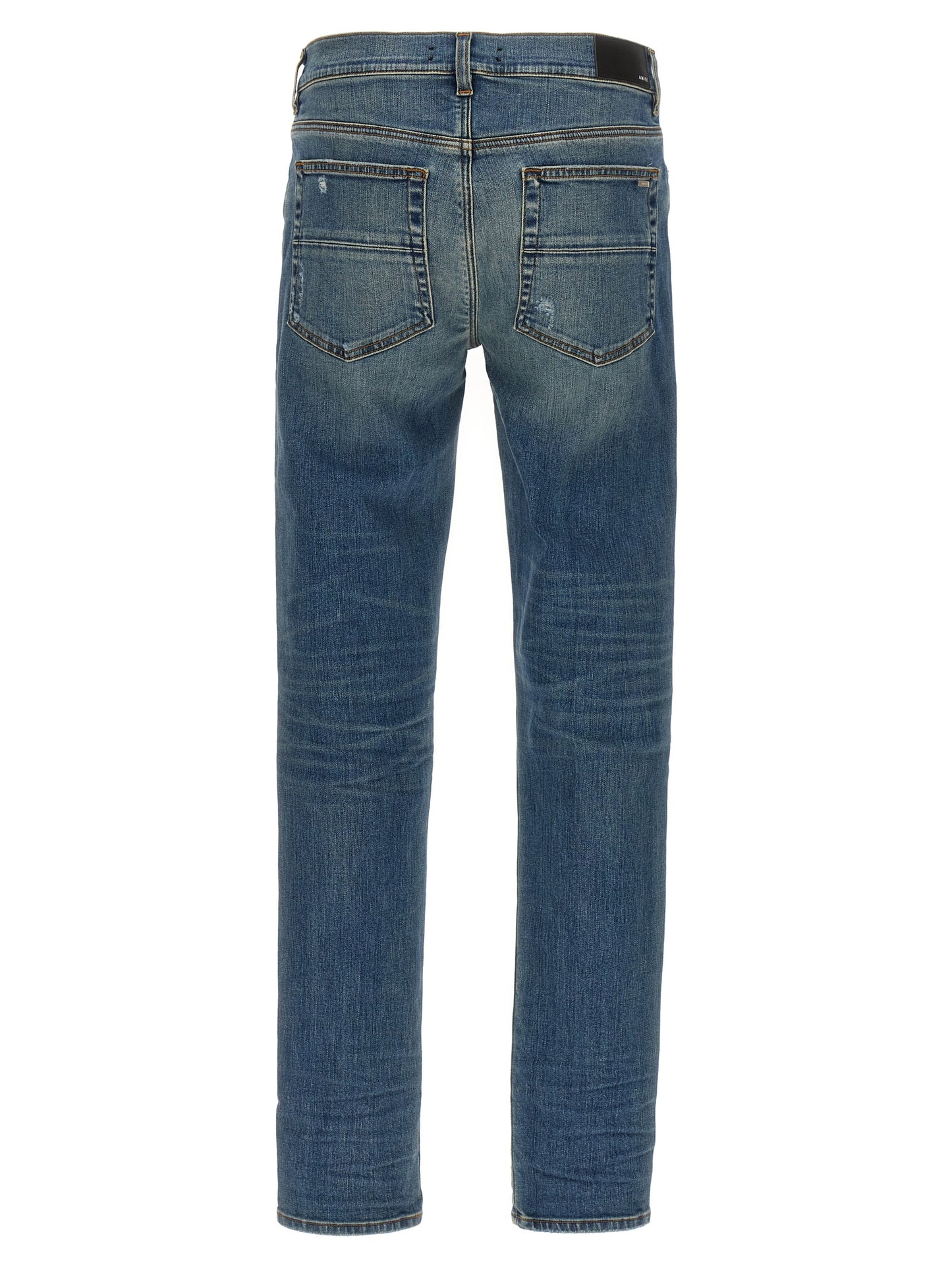 AMIRI 'STACK' JEANS PXMD002DARKINDIGO