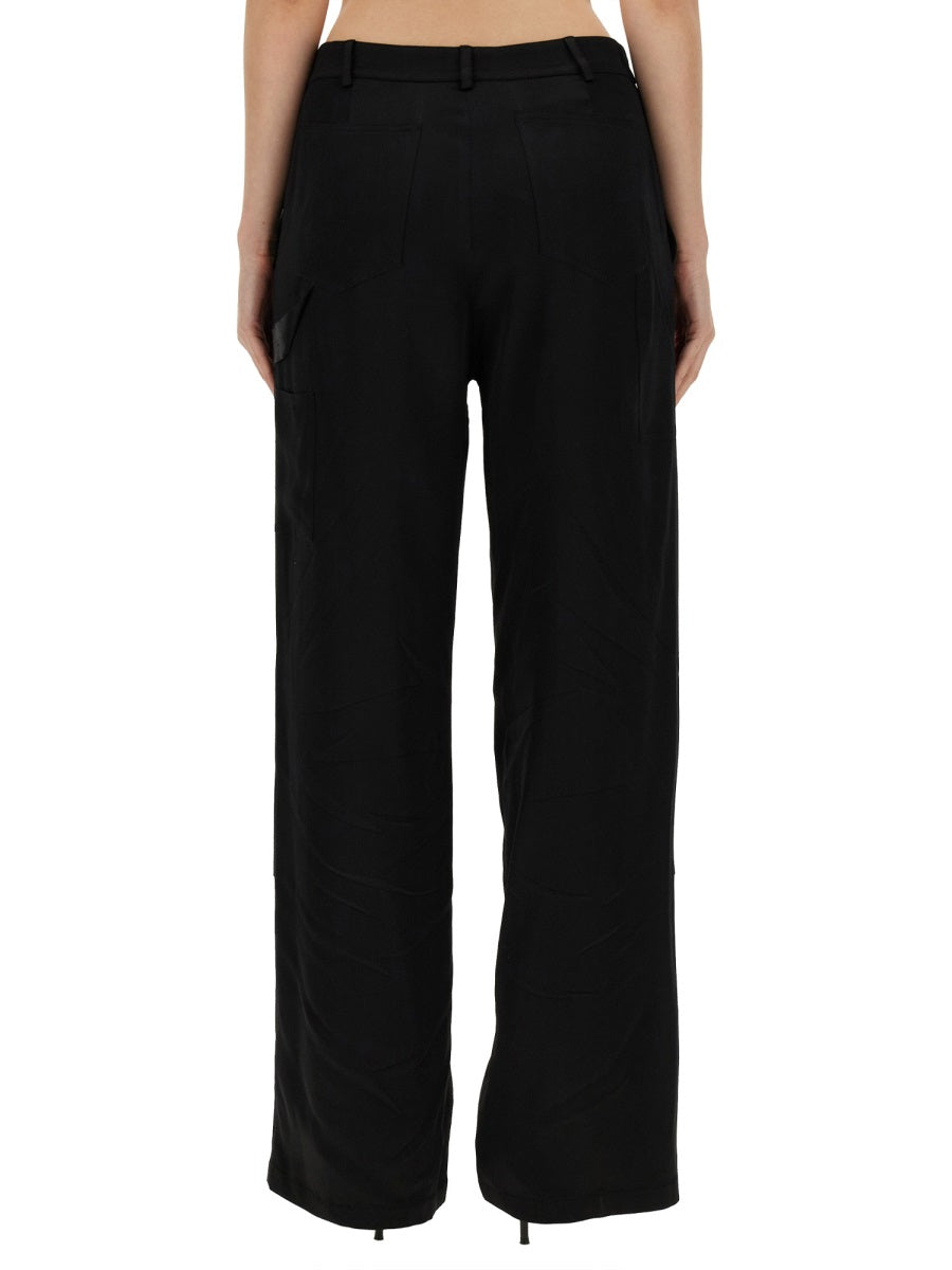 MOSCHINO JEANS WIDE LEG PANTS 033437670555