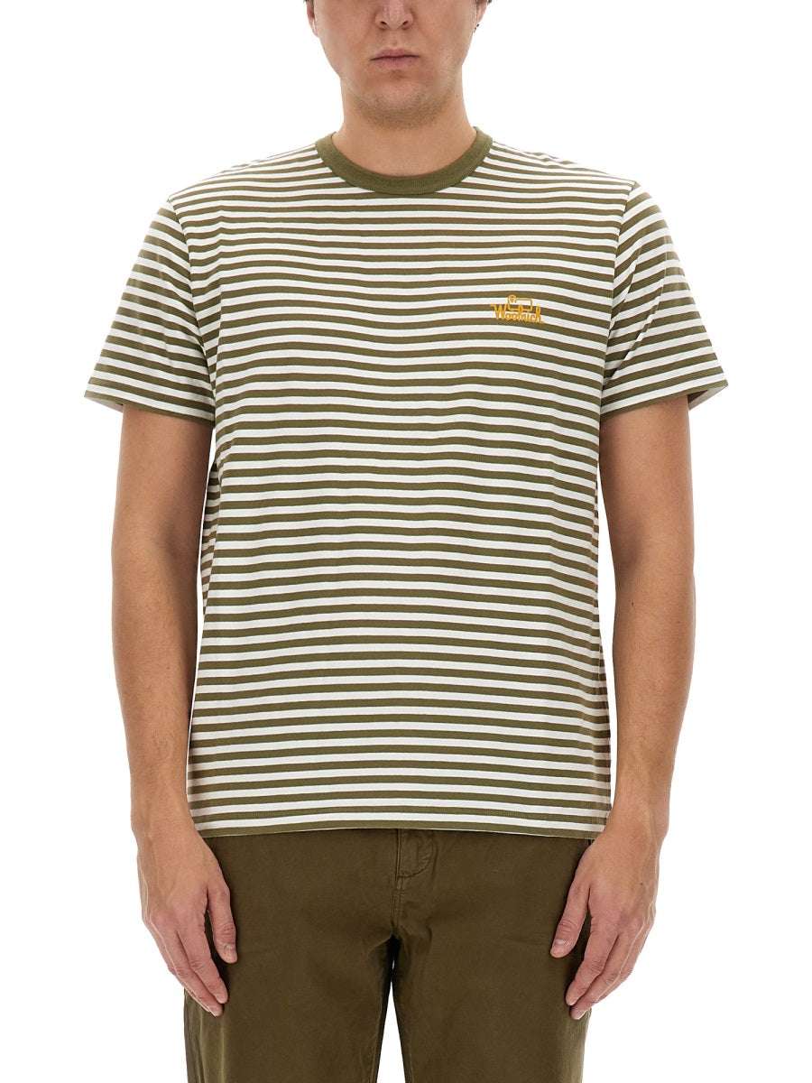 WOOLRICH STRIPED T-SHIRT CFWOTE0121MRUT36876540