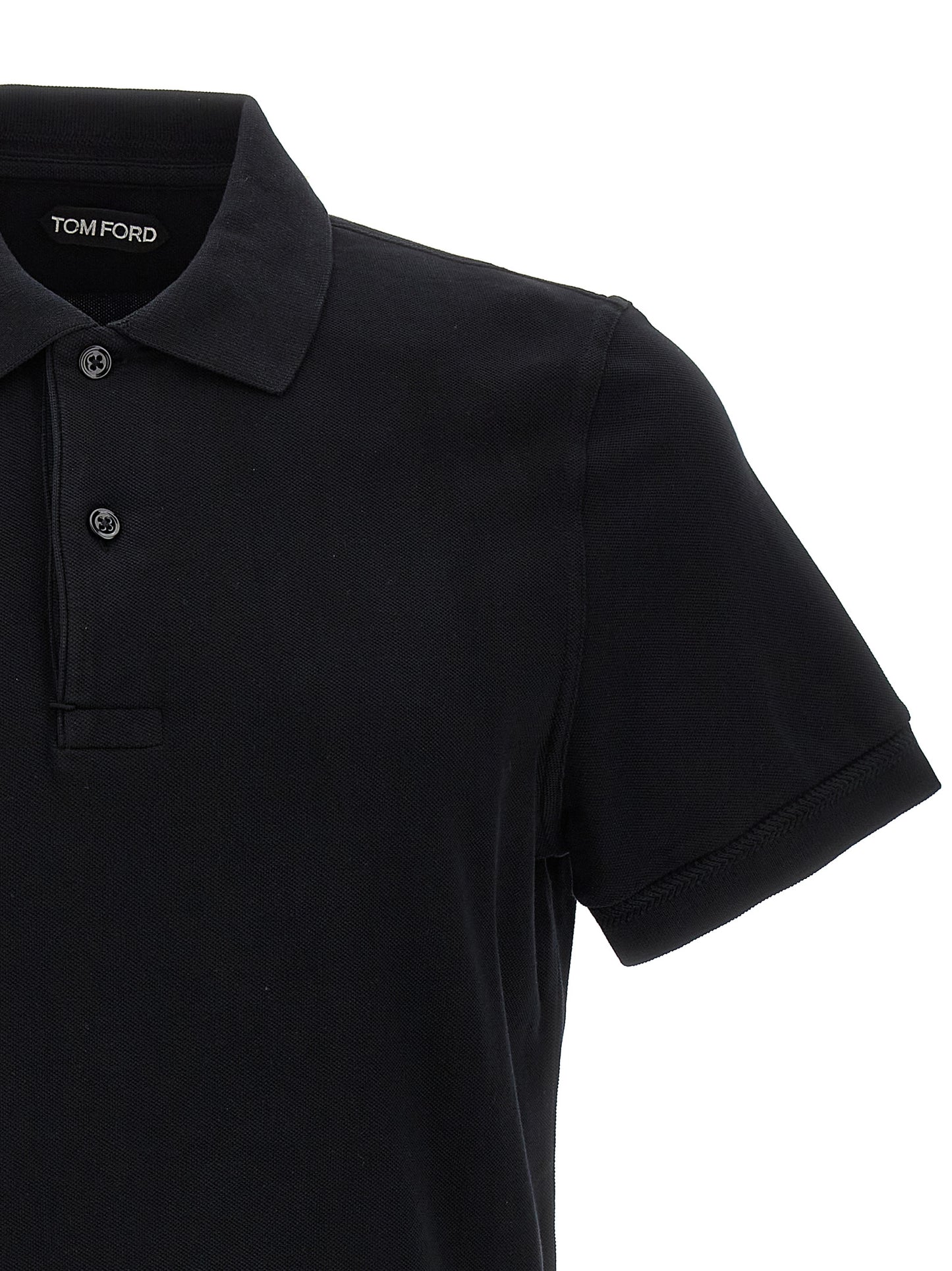 TOM FORD LOGO EMBROIDERY POLO SHIRT JPS002JMC007S23LB999