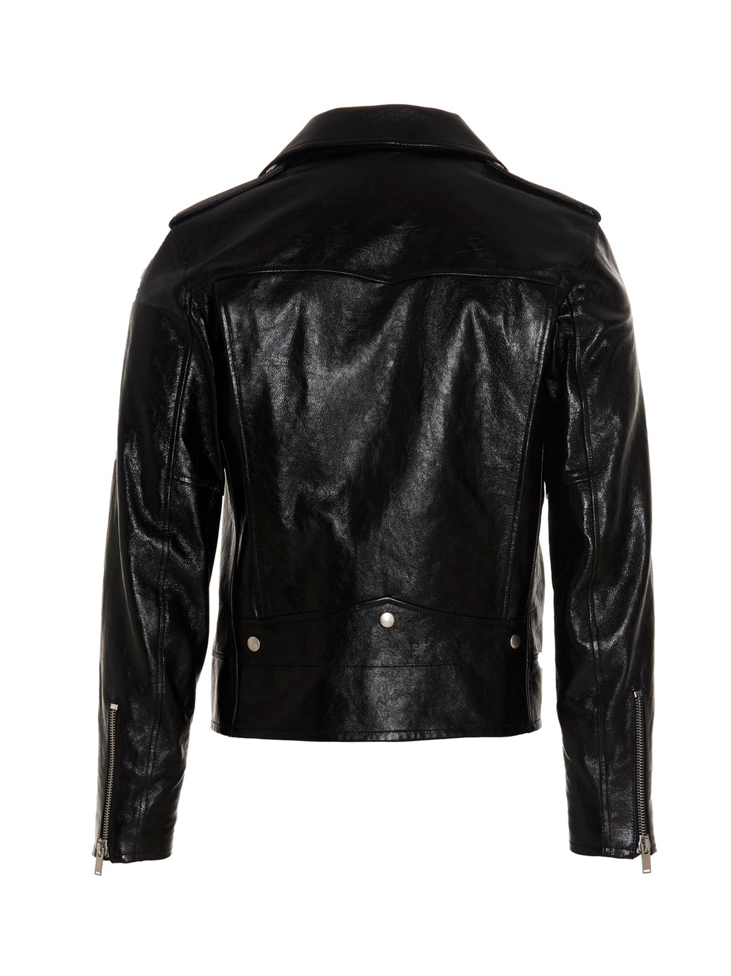 Saint Laurent 'CLASSIC MOTORCYCLE' LEATHER JACKET 484284YC2NI1000