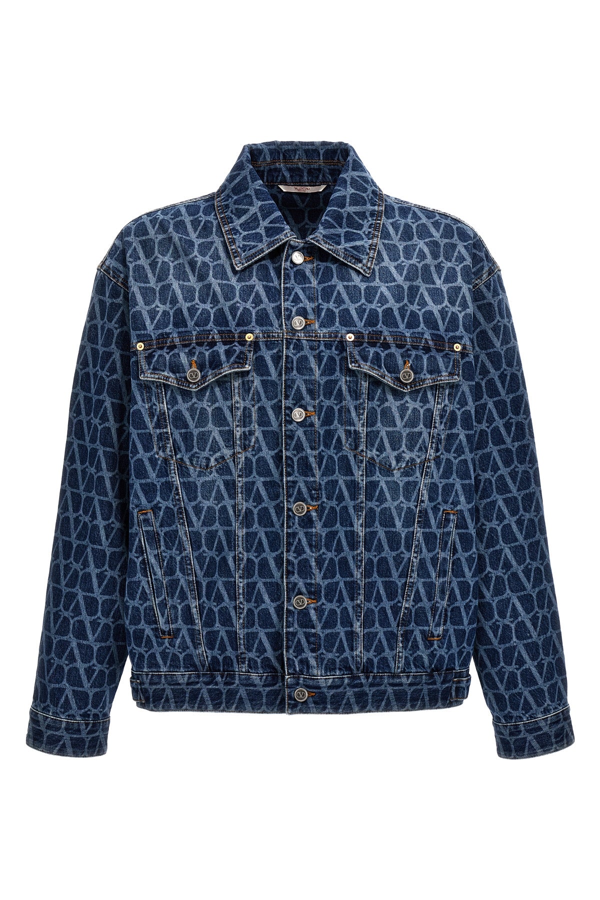 Valentino Garavani 'TOILE ICONOGRAPHE' DENIM JACKET 4V3DC03E9WE558