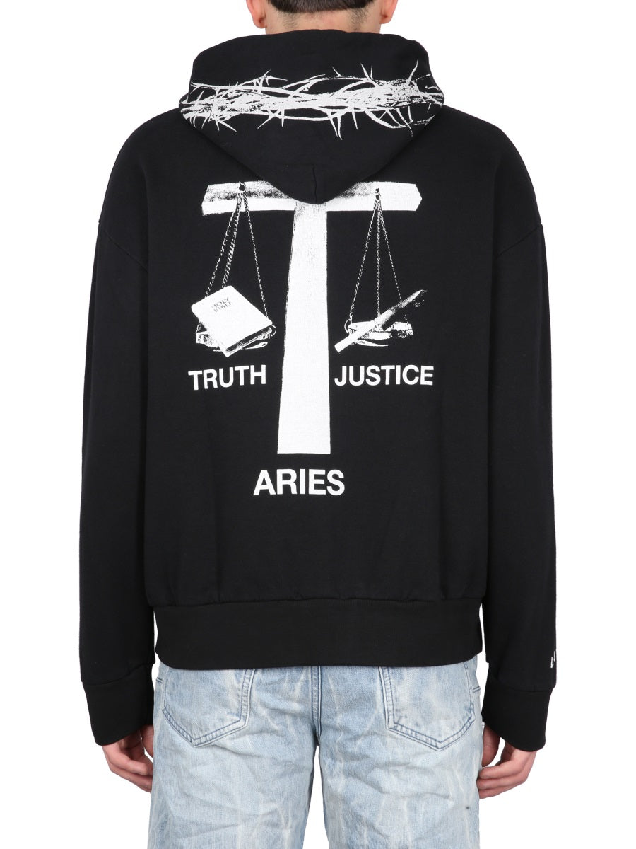 ARIES HOODIE STAR20014BLK