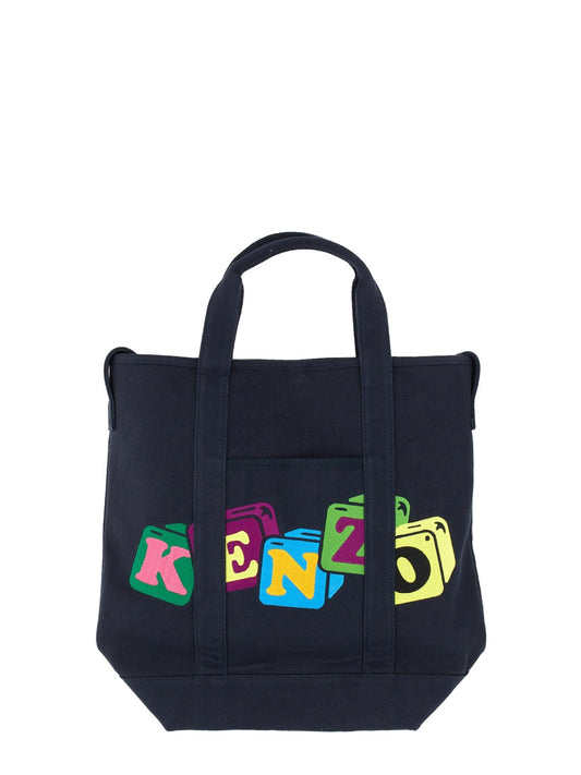 KENZO BOKE BLOCKS TOTE BAG FD55SA901F3476