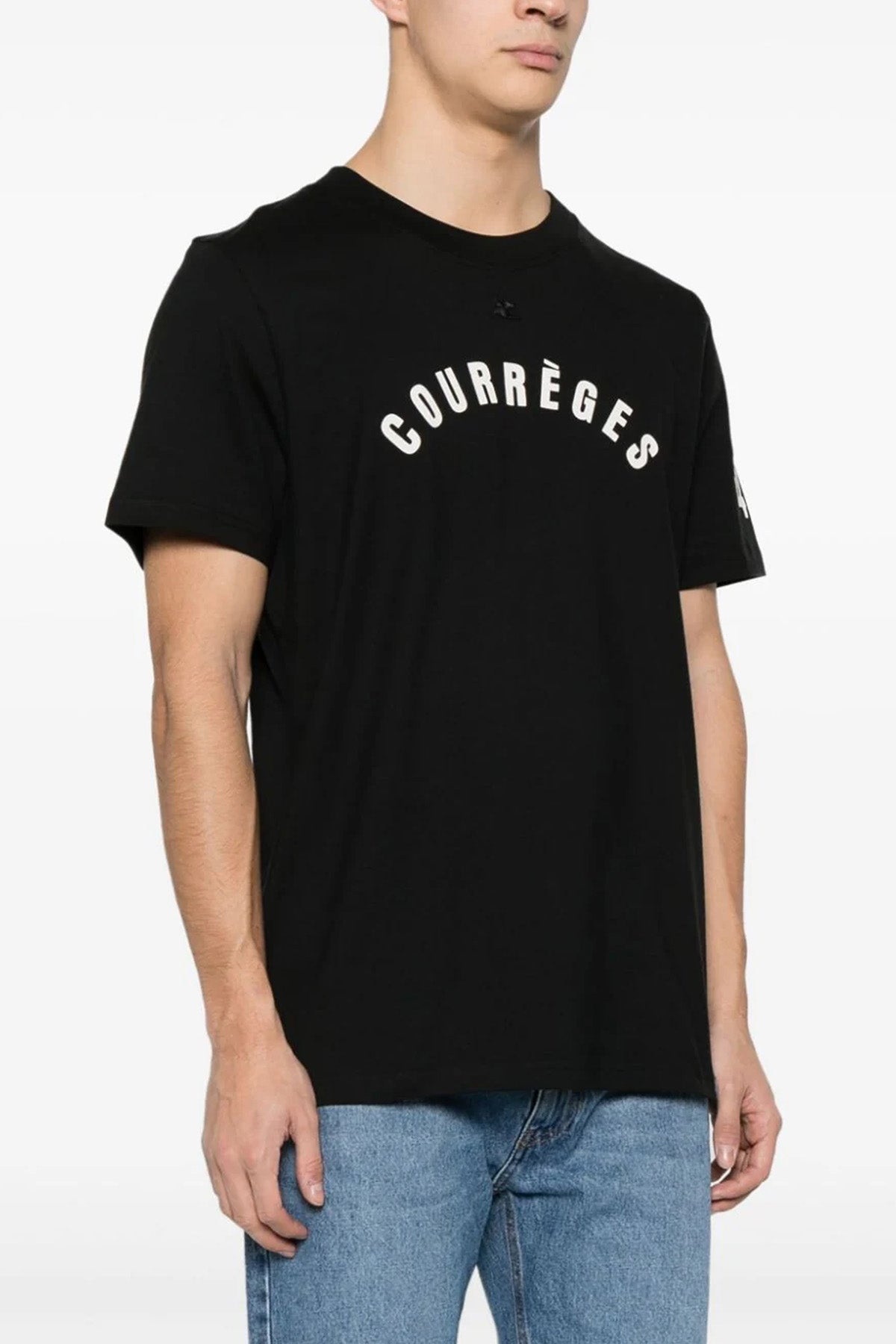 Courrèges 'STRAIGHT PRINTED' T-SHIRT 124JTS008JS01129999