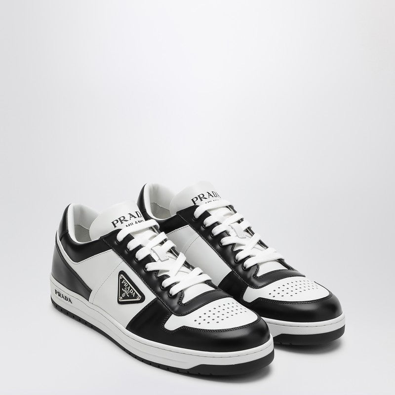 Prada Whitte/Black leather trainer Downtown 2EE364D0013LKGP_PRADA-F0T8F