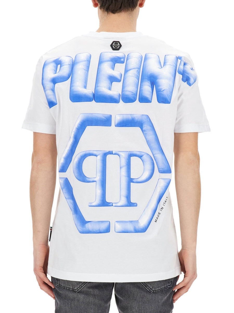 PHILIPP PLEIN T-SHIRT WITH LOGO SADCMTK6787PJY002N01