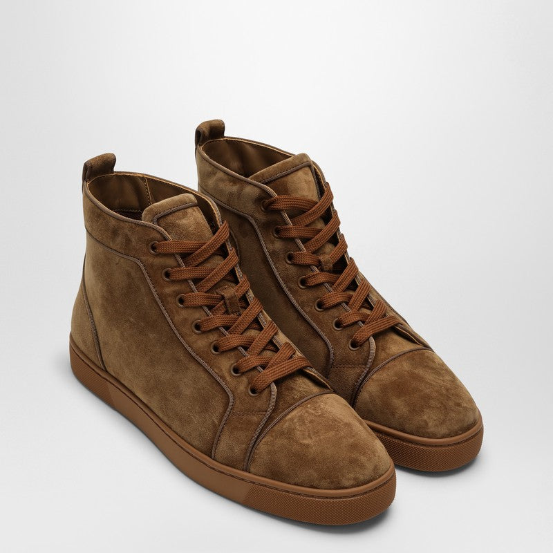 Christian Louboutin Brown suede Louis High-top sneakers 3240076VELP_LOUBO-C958