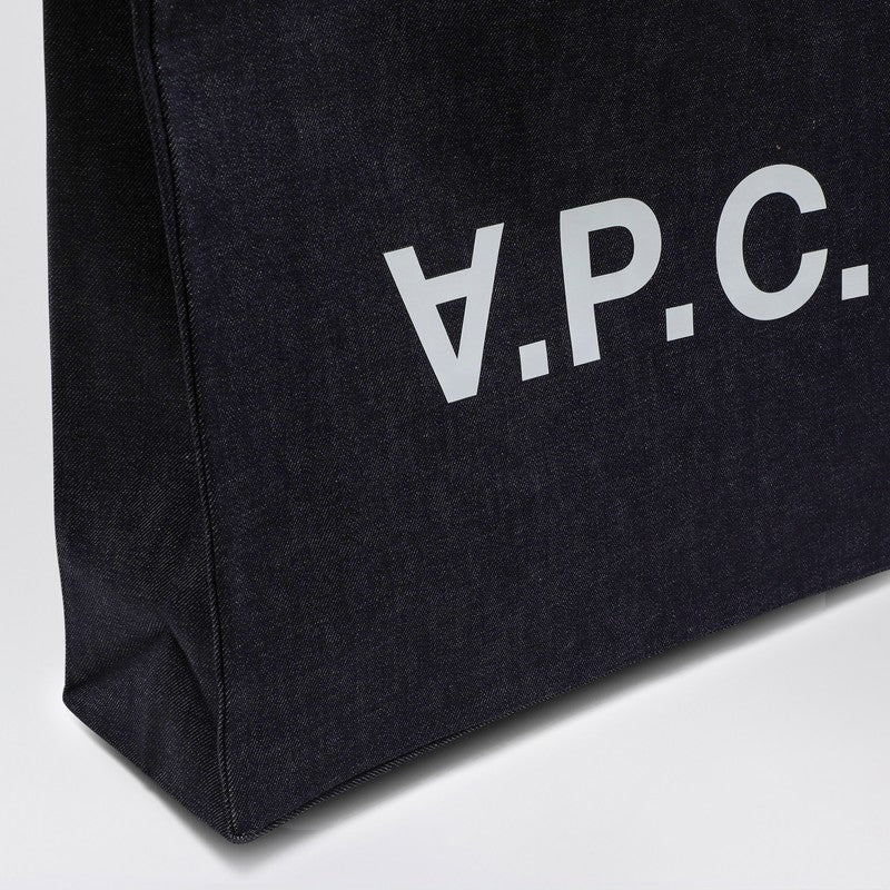 A.P.C. Blue denim Daniela shopping bag COCSX-M61446COP_APC-IAI