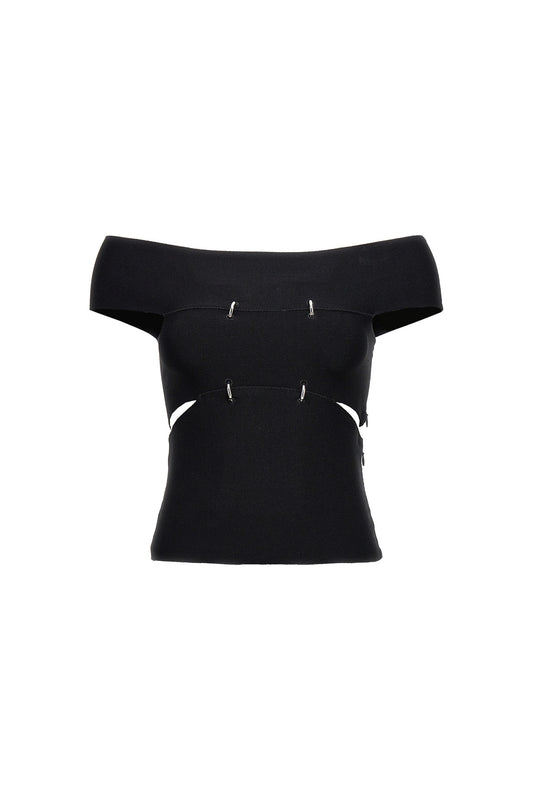 Alexander McQUEEN CUT OUT TOP 748051Q1A5Z1000