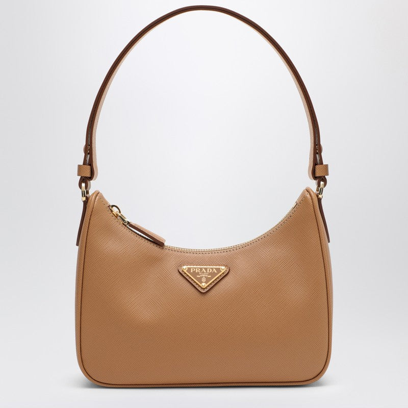 Prada Re-Edition beige mini bag in Saffiano 1BC204JOMNZVP_PRADA-F0P9G