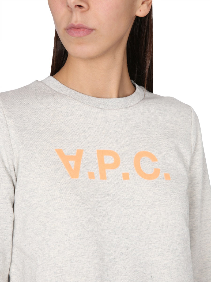 A.P.C. SWEATSHIRT WITH LOGO COFAXF27804TAV