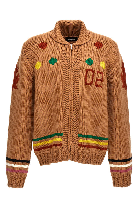 Dsquared2 CARDIGAN JACQUARD S71HA1216S18374961