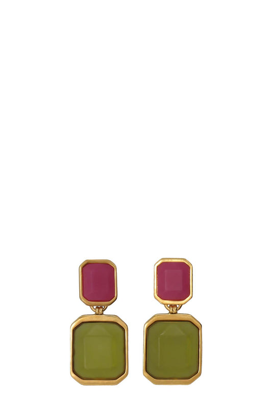 Saint Laurent 'OCTAGON' EARRINGS 737929Y15919628