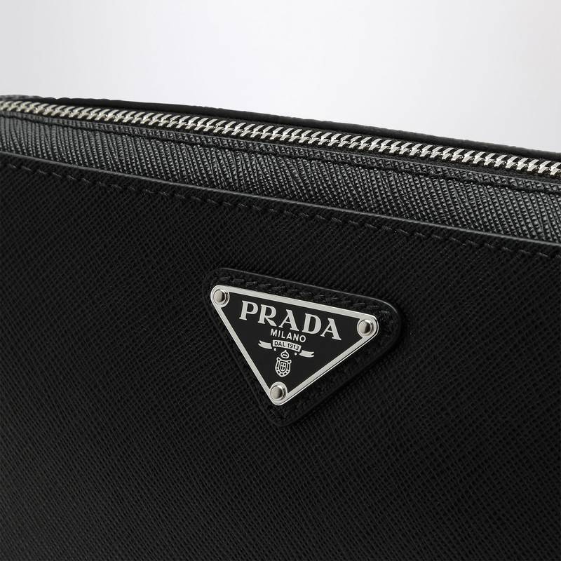 Prada Black Saffiano leather pouch 2VF017OOO9Z2Q_PRADA-F0002