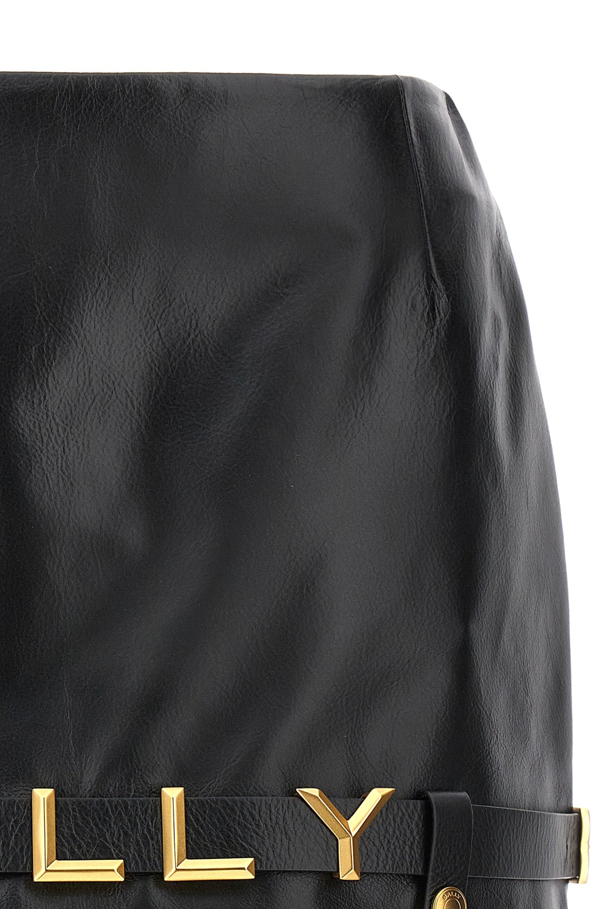 BALLY MINI LEATHER SKIRT WLE03UNA059U901