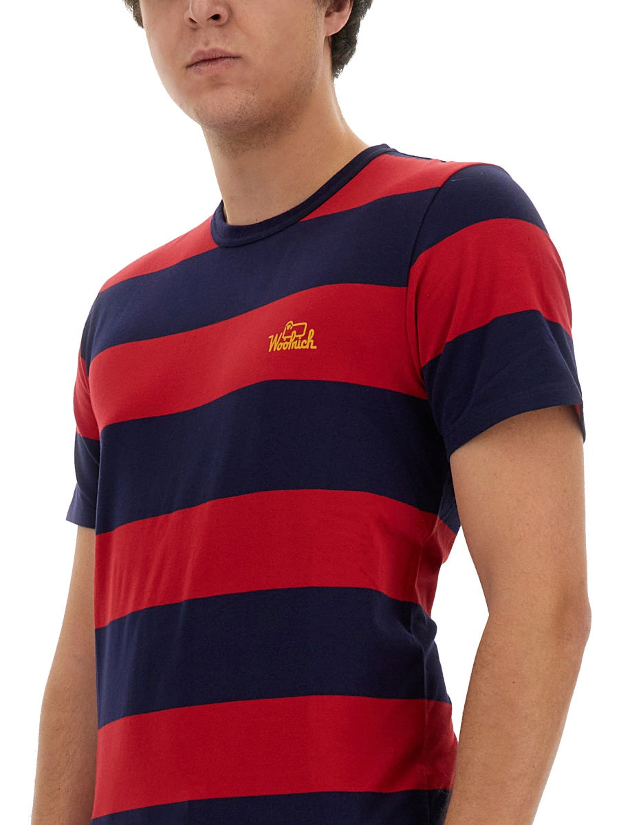 WOOLRICH STRIPED T-SHIRT CFWOTE0121MRUT36875385