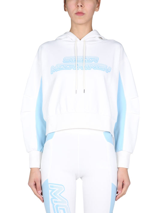 Stella McCartney SWEATSHIRT WITH LOGO PRINT 603681SPW469500