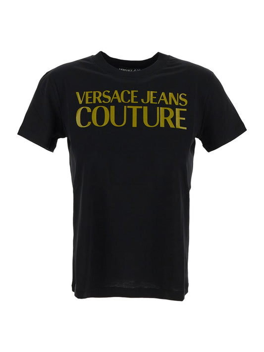 VERSACE JEANS COUTURE VERSACE JEANS COUTURE T-shirt black 76HAHG03CJ00GG89