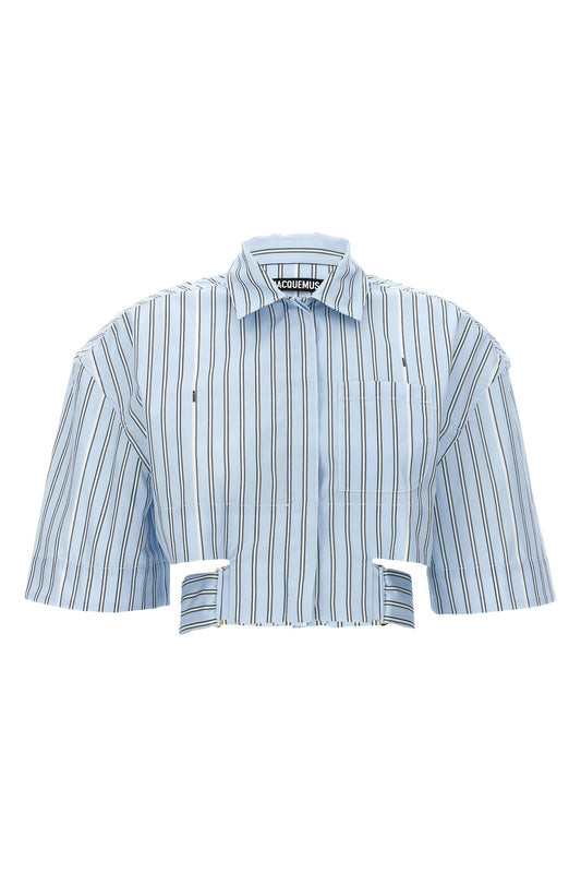 JACQUEMUS 'LA CHEMISE COURTE BARI' SHIRT 24E241SH0541140PRINTBLUES