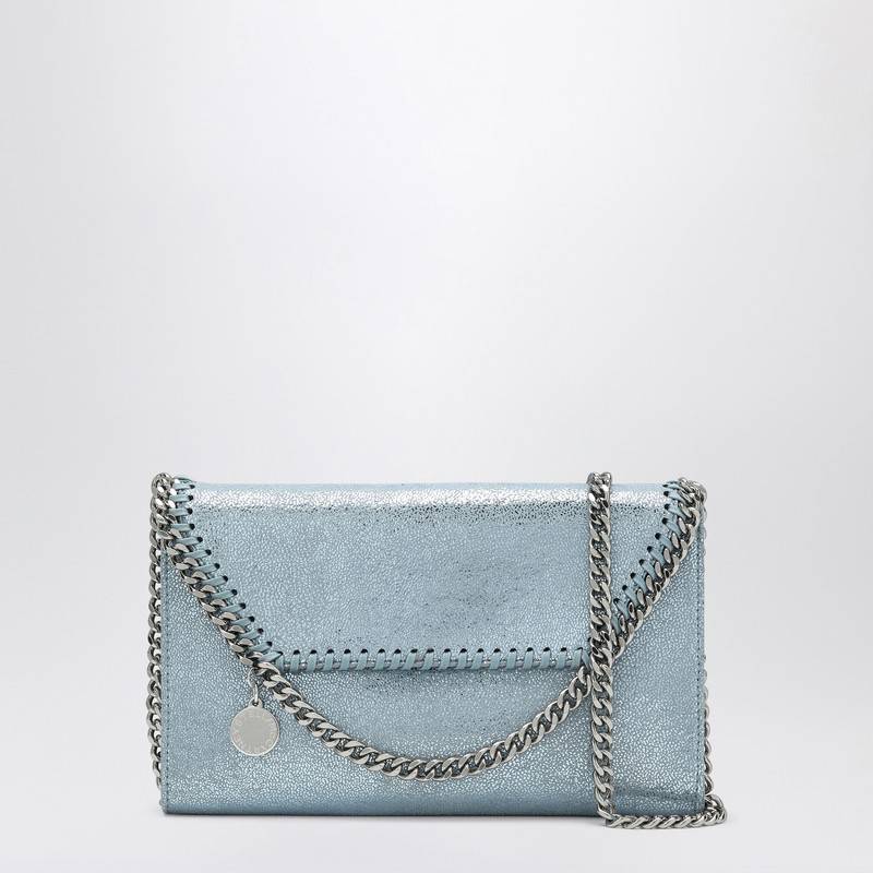 Stella McCartney Falabella shoulder wallet bag sapphire blue 581238WP0301Q_STELL-4200