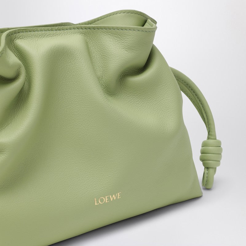 LOEWE Mini light green leather Flamenco clutch A411FC2X73LEP_LOEW-3916