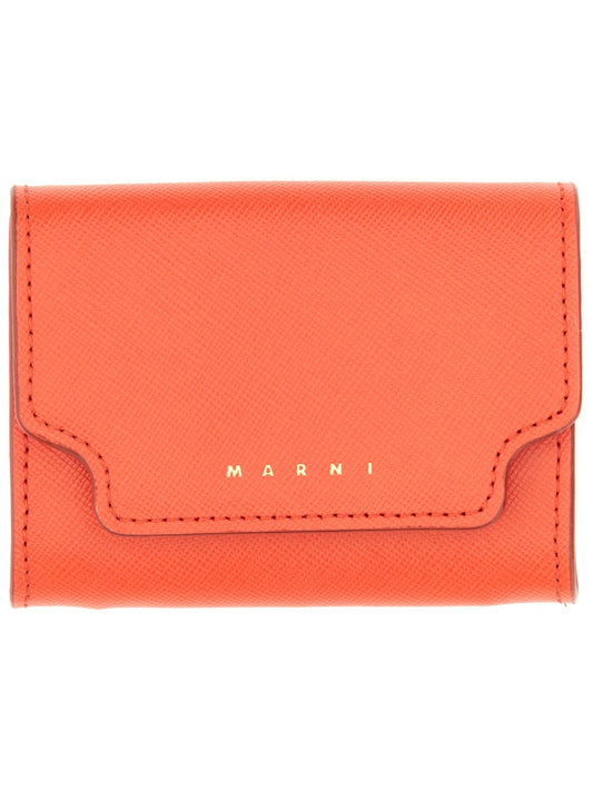 Marni SAFFIANO LEATHER COIN PURSE PFMO0072U0LV520Z600M