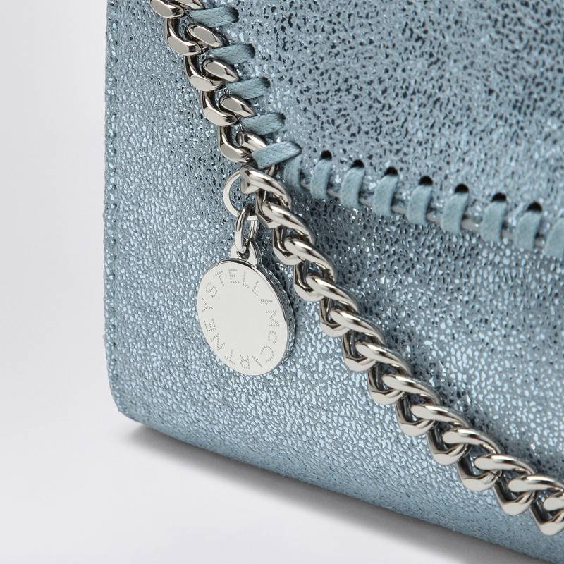 Stella McCartney Falabella shoulder wallet bag sapphire blue 581238WP0301Q_STELL-4200