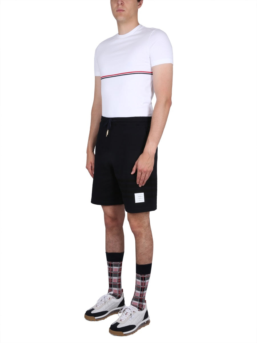 Thom Browne RWB STRIPE T-SHIRT MJS221AJ0058100