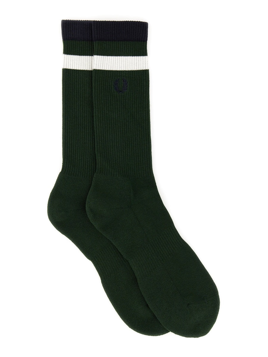 FRED PERRY SOCK WITH LOGO EMBROIDERY FP-C5138426