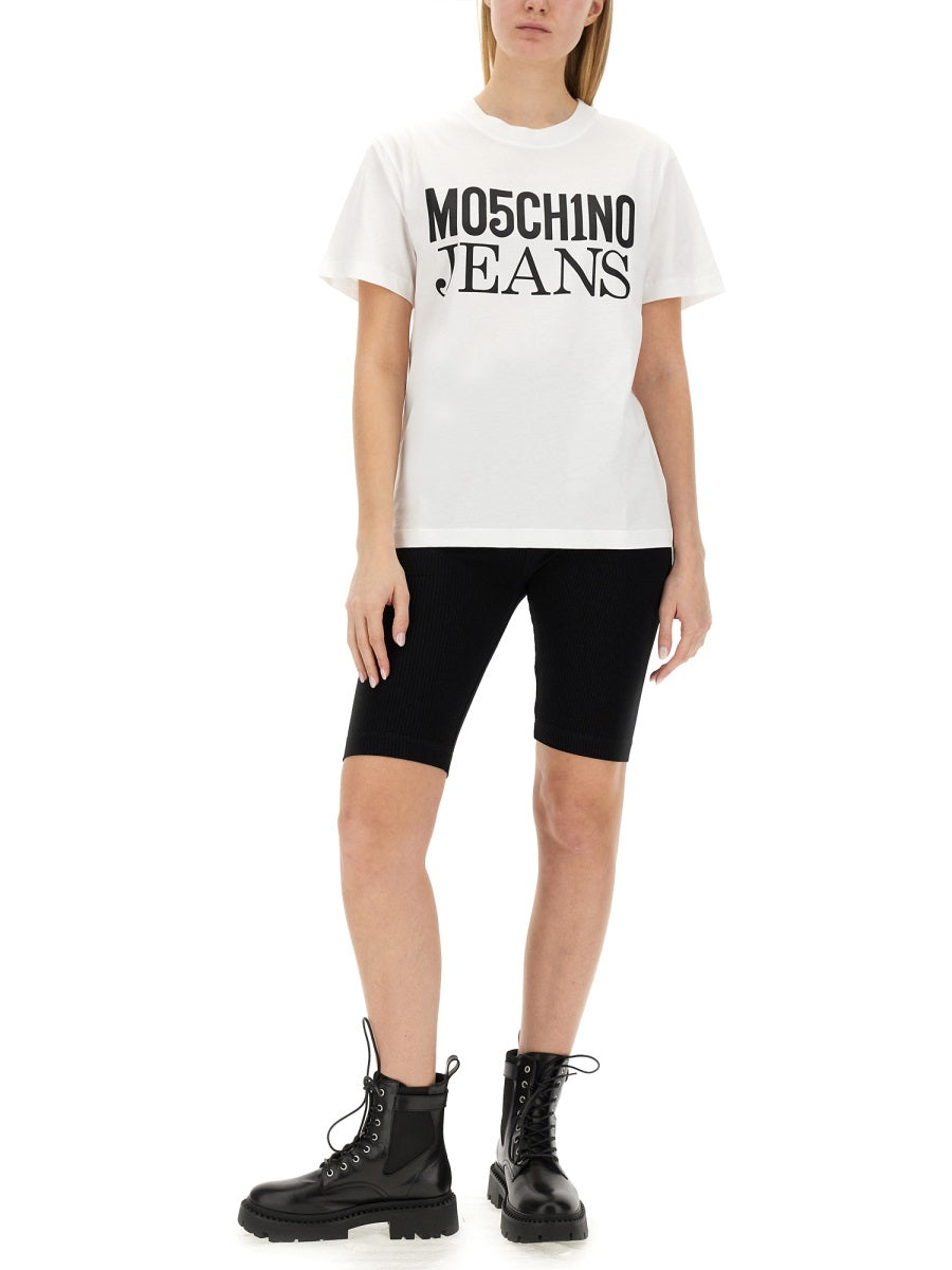 MOSCHINO JEANS T-SHIRT WITH LOGO 071232625001