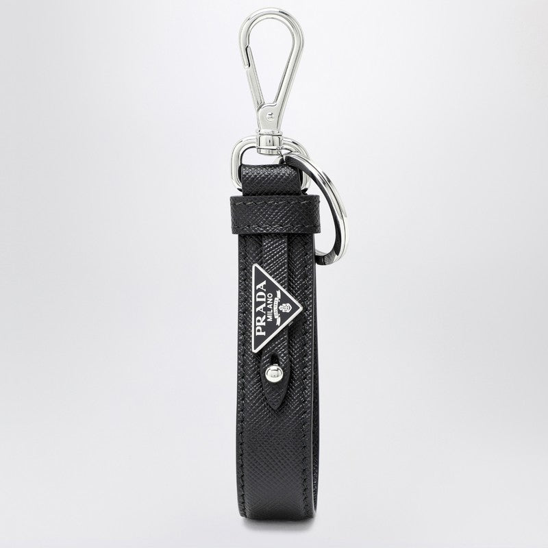 Prada Black Saffiano leather keychain 2PP68T053N_PRADA-F0002