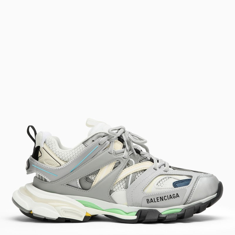 Balenciaga Track grey/blue/green mesh and nylon trainer 542436W3AC4O_BALEN-1243