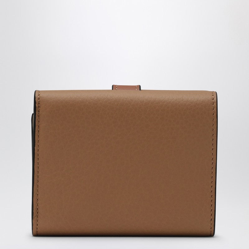 LOEWE Trifold brown leather wallet C660TR2X03LEP_LOEW-0608