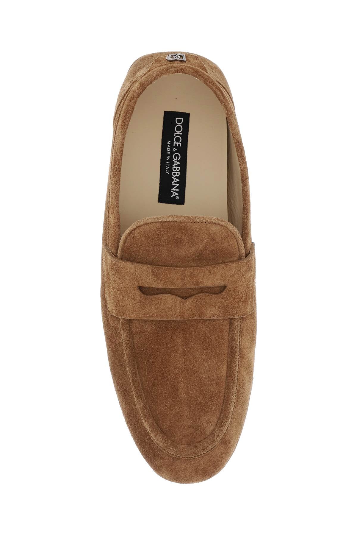 Dolce & Gabbana calf suede driver shoe A50599AS70780024