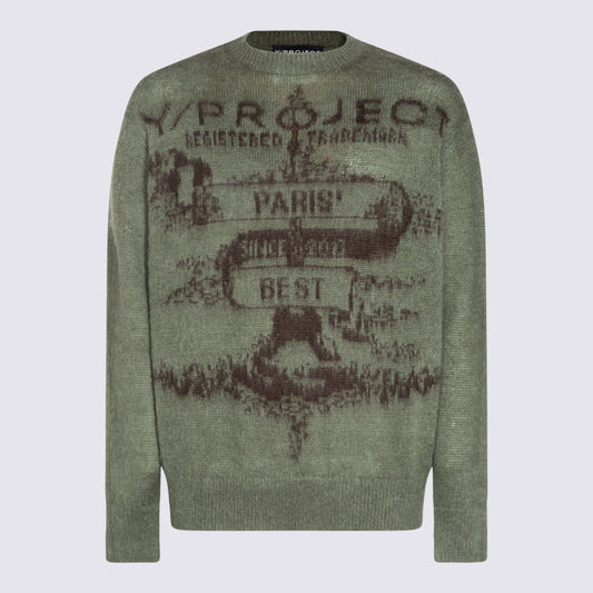 Y/Project Sweaters Green 206SW001Y64