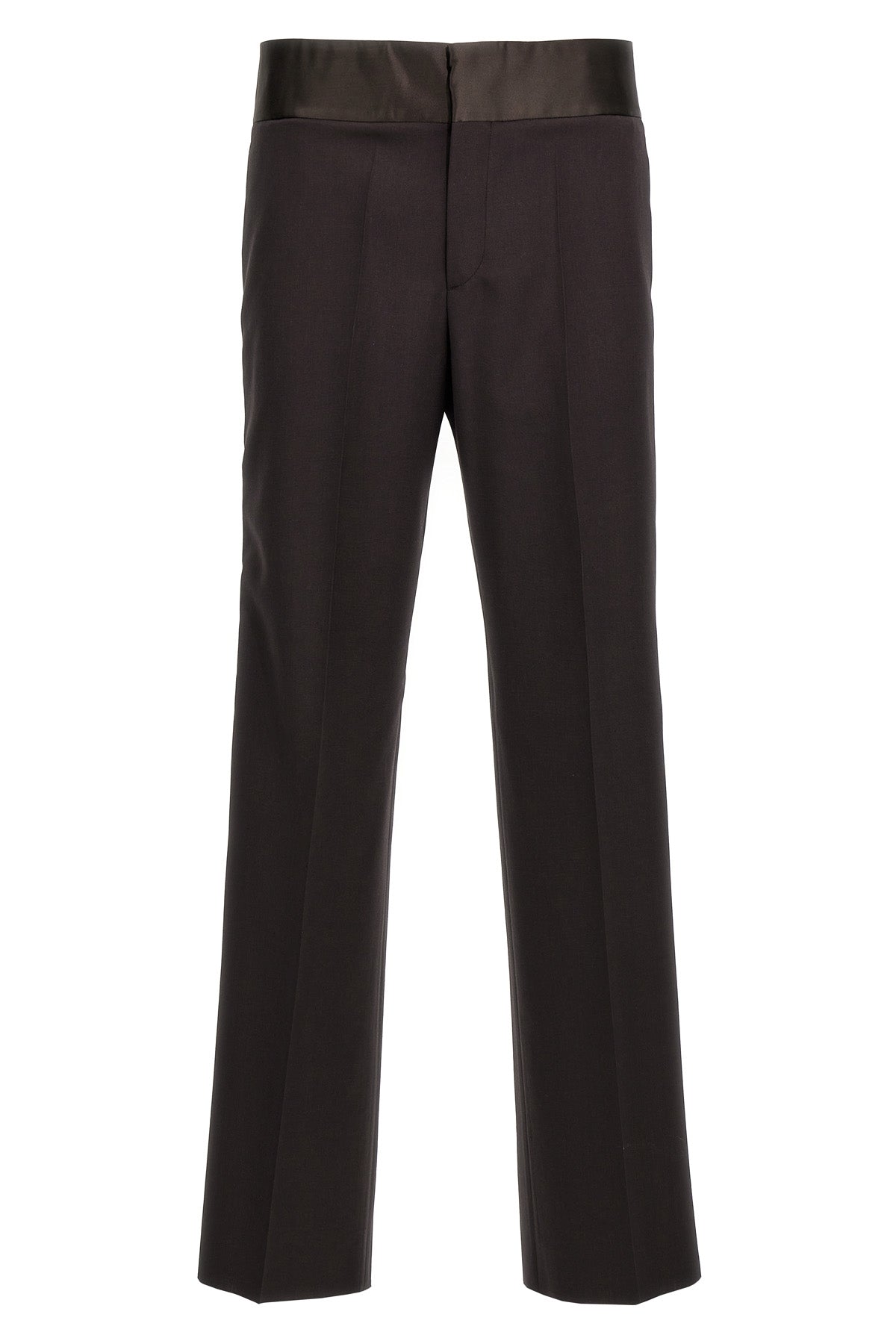 Valentino Garavani VALENTINO WOOL SILK BAND PANTS 2V0RBK108EJE05