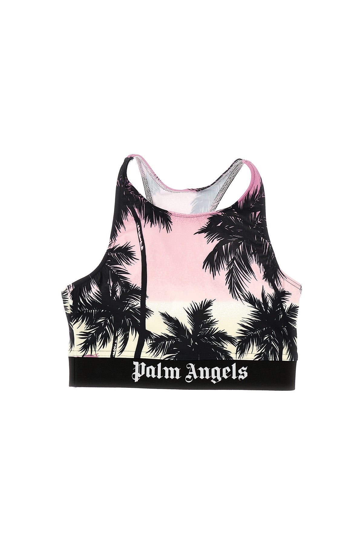 Palm Angels 'PINK SUNSET LOGO' SPORTY TOP' PWVO024S23FAB00337103710