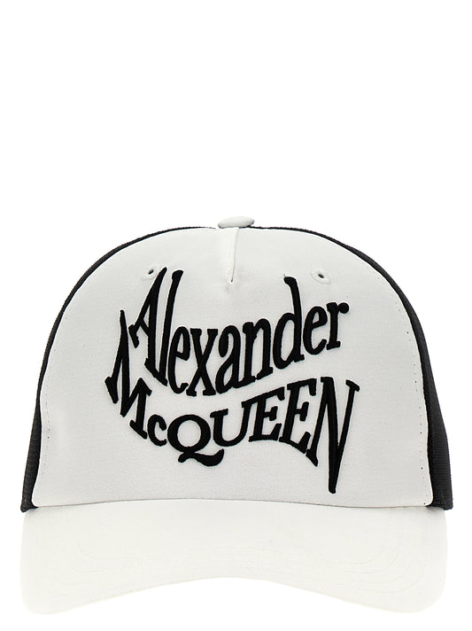 Alexander McQUEEN 'WARPED LOGO' CAP 7820694B13Q9060