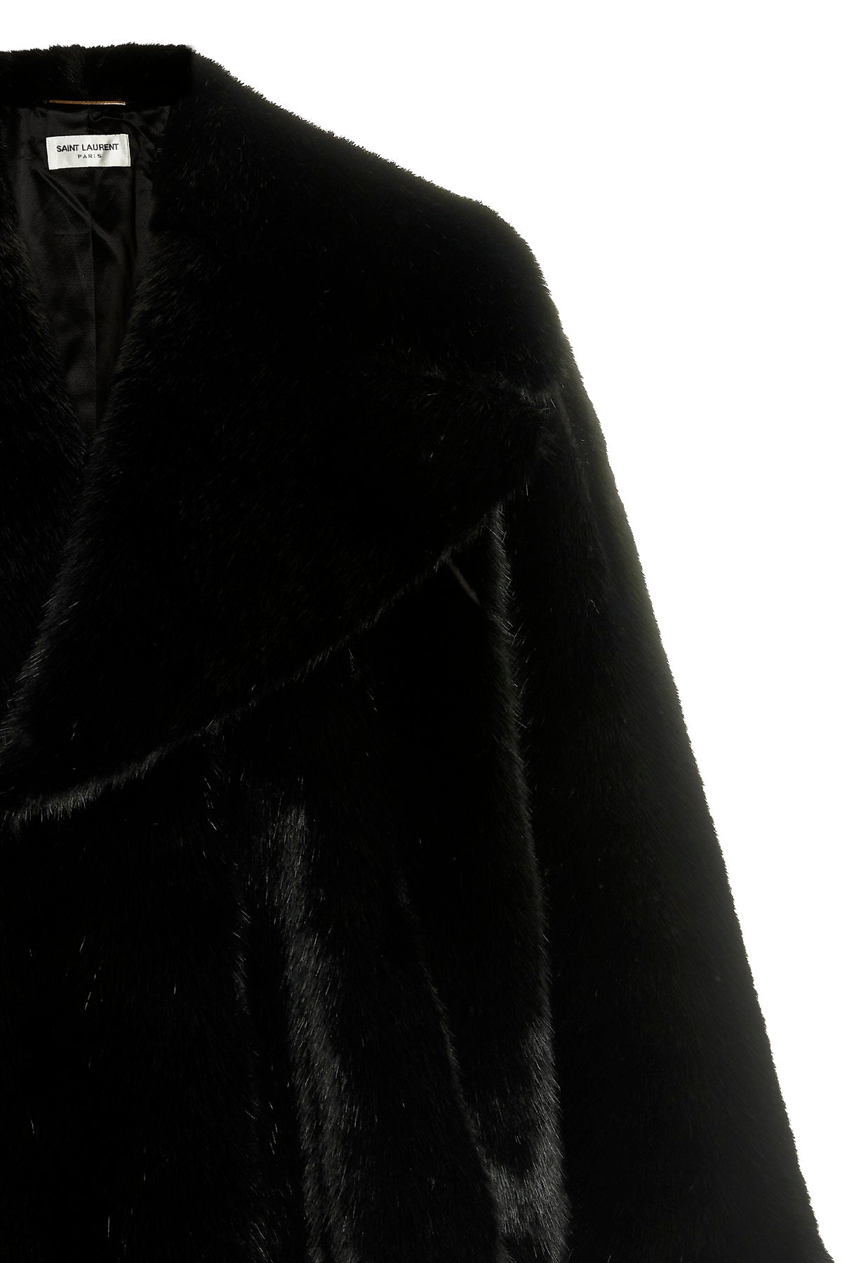 Saint Laurent OVERSIZE FAUX FUR COAT 720754Y7E851000