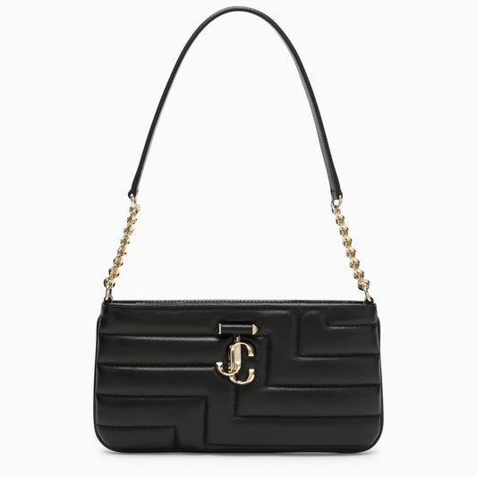 JIMMY CHOO Avenue black leather envelope AVENUESHOULDERNBAO_JIMCH-BL