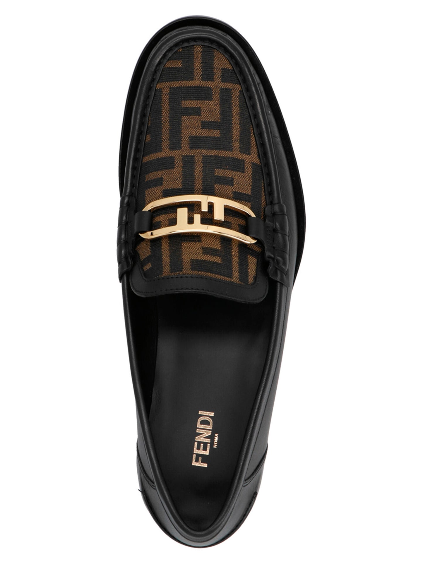 FENDI 'O'LOCK' LOAFERS 7D1550AJZFF0R7R