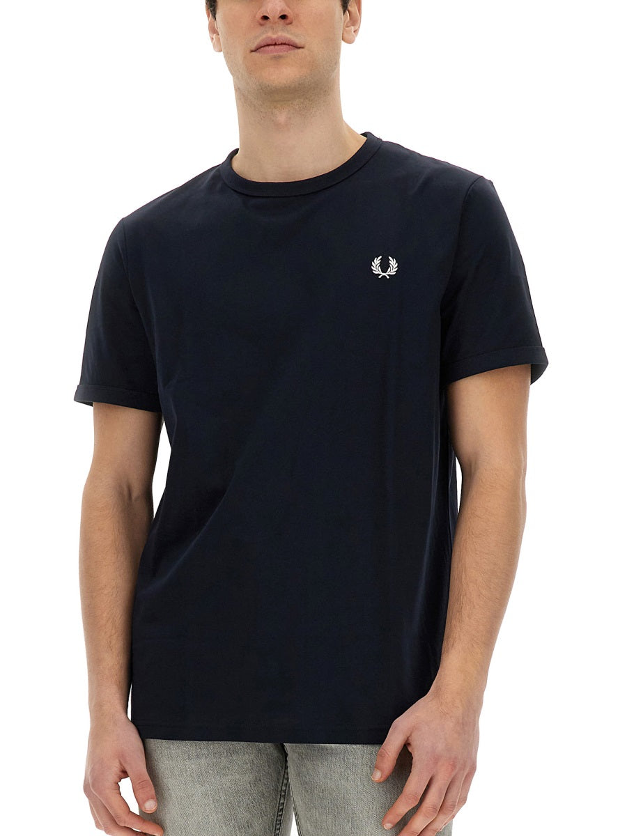 FRED PERRY T-SHIRT WITH LOGO FP-M3519-49608B