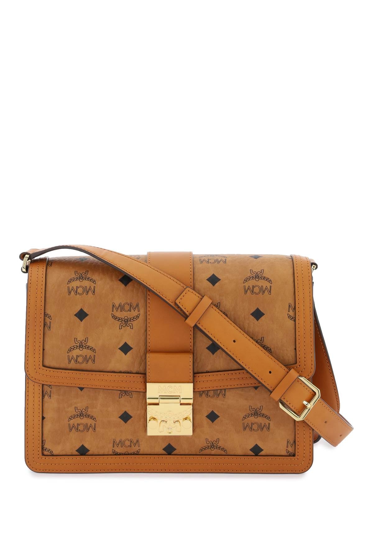 MCM medium tracy crossbody bag in visetos MWSCSXT02CO