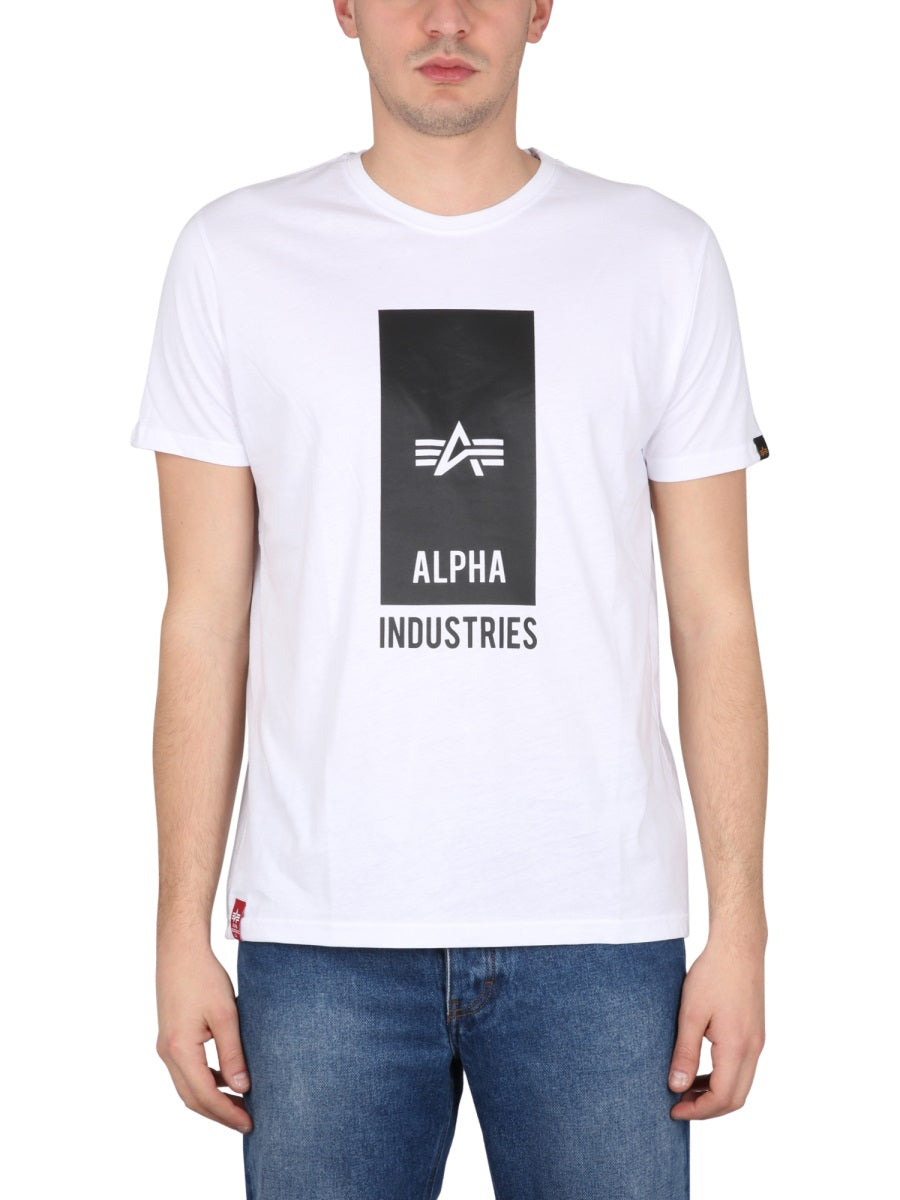 ALPHA INDUSTRIES LOGO PRINT T-SHIRT 12654709