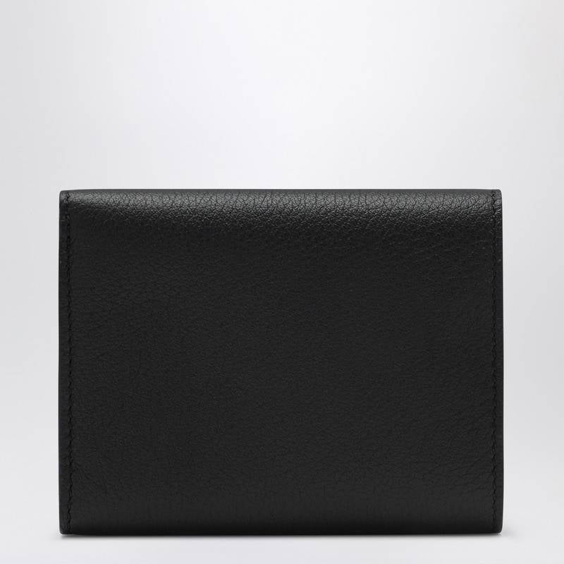 LOEWE Black trifold wallet in garnet leather C660TR2X04LEP_LOEW-1100